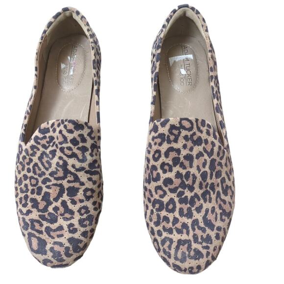 Adam Tucker ...Me Too Shoes - Leopard print leather shoes size 9 Adam Tucker
